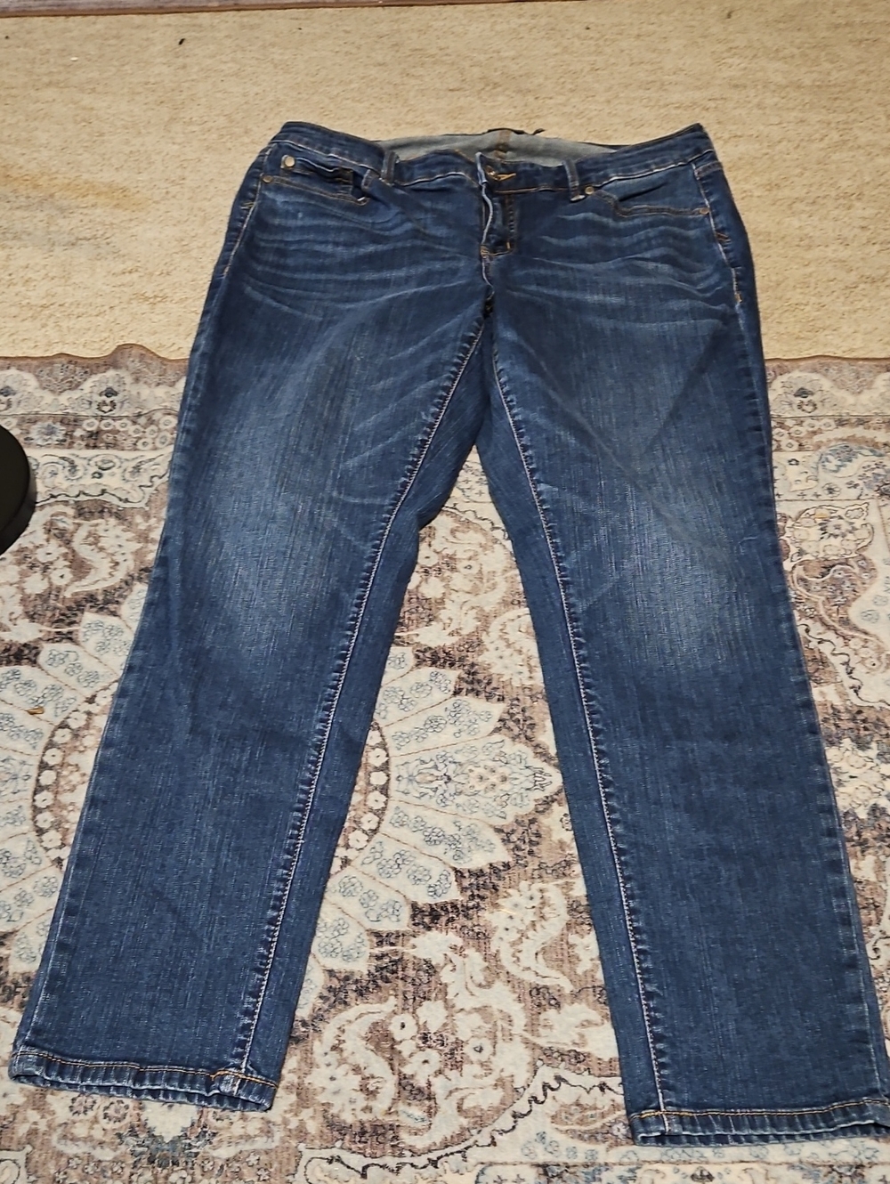 torrid Washed Blue Straight-Leg Jeans